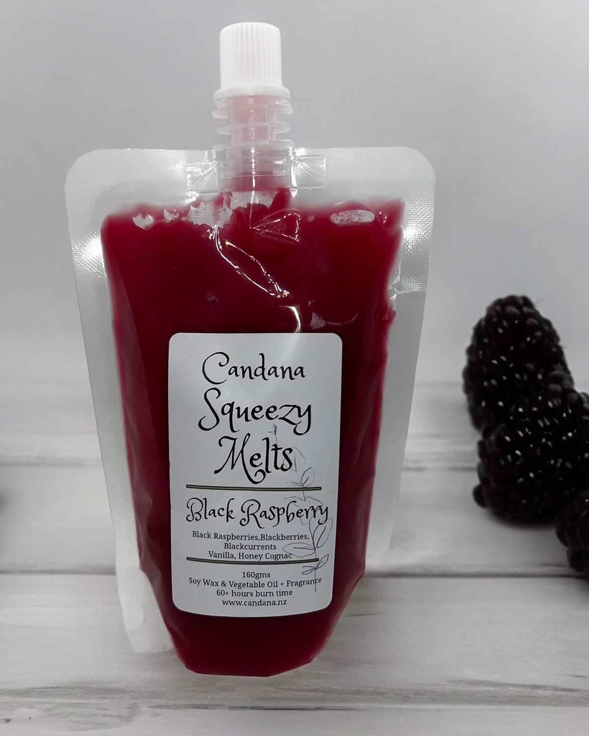 Squeezy Melts, Black Raspberry & Cognac