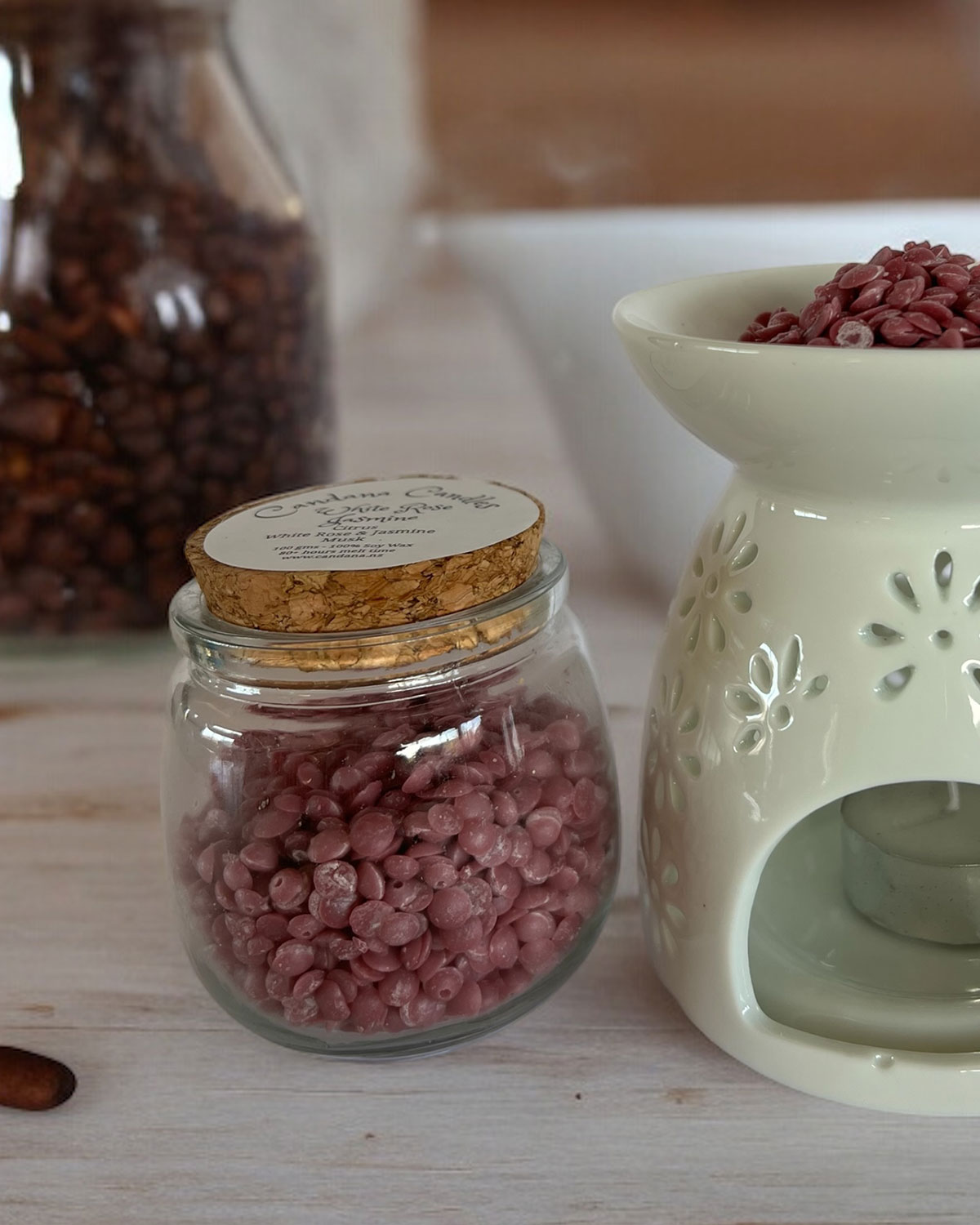 Wax Bead Melts, White Rose & Jasmine